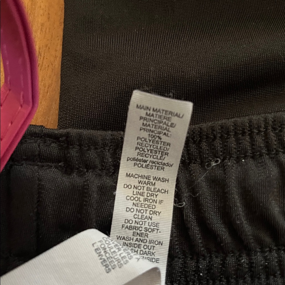 adidas Black track pants with White Stripes - Picture 4 of 4